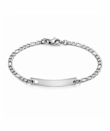 Heartline Silver Bracelet