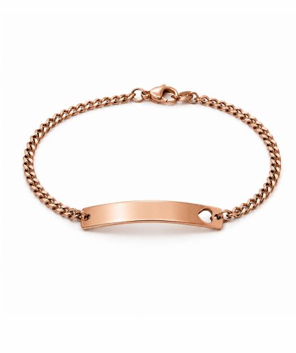 Rosé Heart Bracelet