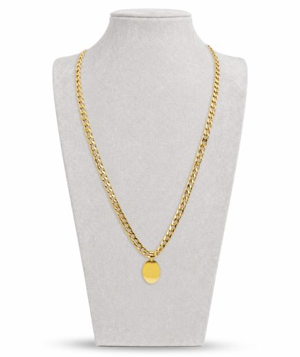 Gold Disc Necklace