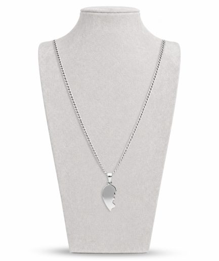 Bonded Hearts Half Necklace